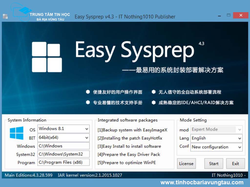 Phần mềm thông dụng hỗ trợ ghost đa cấu hình tại Vũng Tàu nhiều người sử dụng