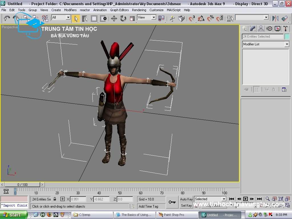 Học thiết kế căn bản 3DsMax tại Vũng Tàu