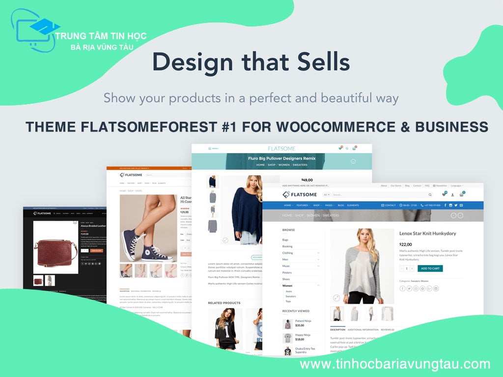 Hỗ trợ học viên cài đặt theme bán hàng chuyên dụng trong khóa học thiết kế Website tại Vũng Tàu