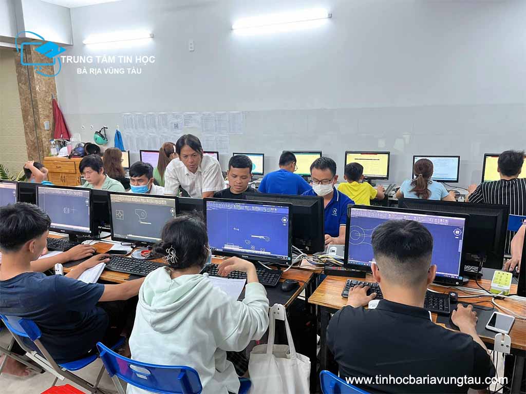 Quang cảnh lớp học của tin học Bà Rịa Vũng Tàu