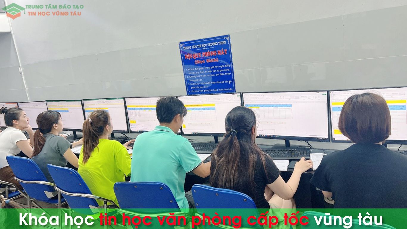 Học excel tin học tại bà rịa vũng tàu
