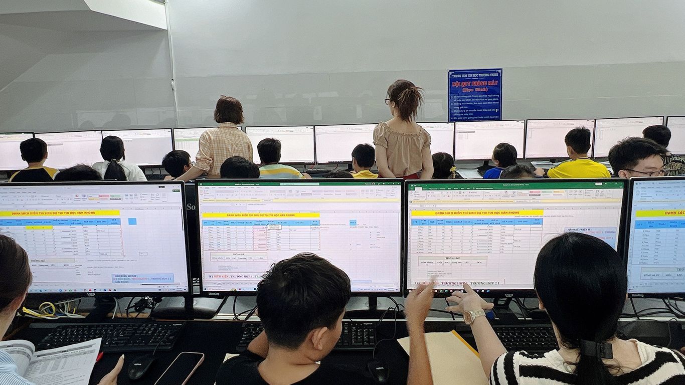 Khóa học tin học cho người mới bắt đầu tại tin học bà rịa