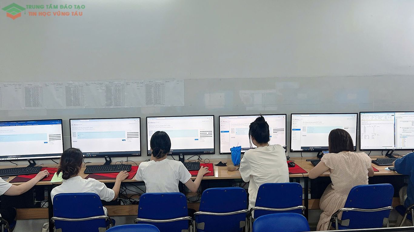 Thành thạo tin học văn phòng cơ bản và nâng cao tại tin học bà rịa vũng tàu