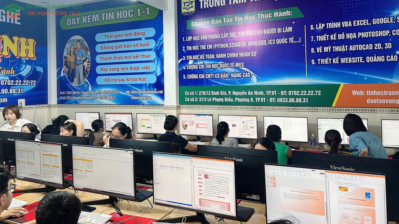 Trung tâm tin học ở bà rịa vũng tàu