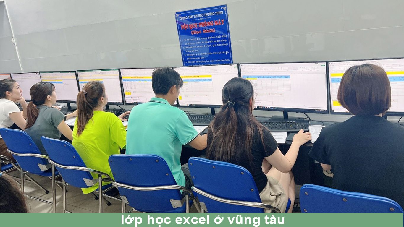 Học excel ở bà rịa vũng tàu