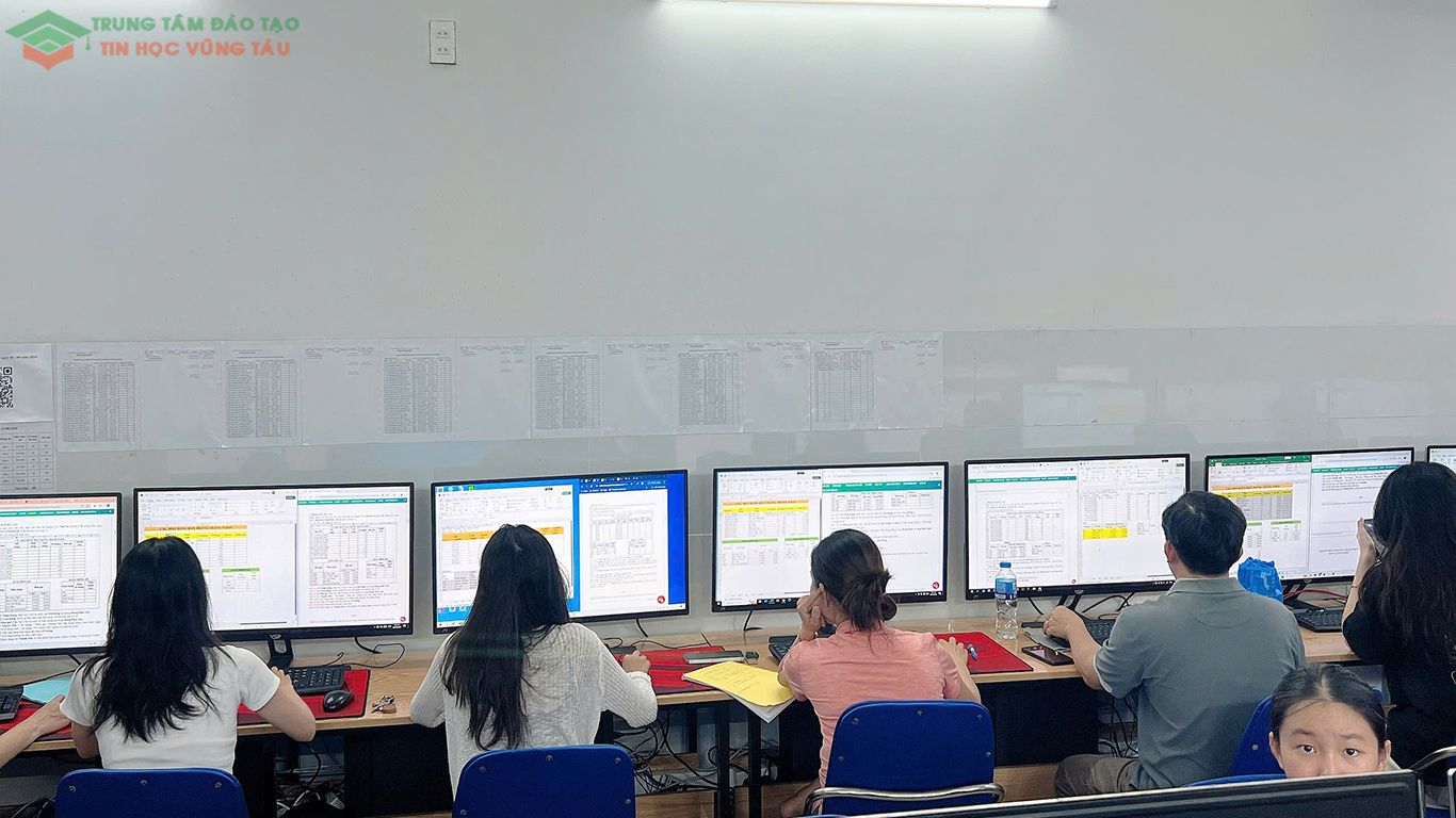 Học excel tin học văn phòng tại bà rịa vũng tàu