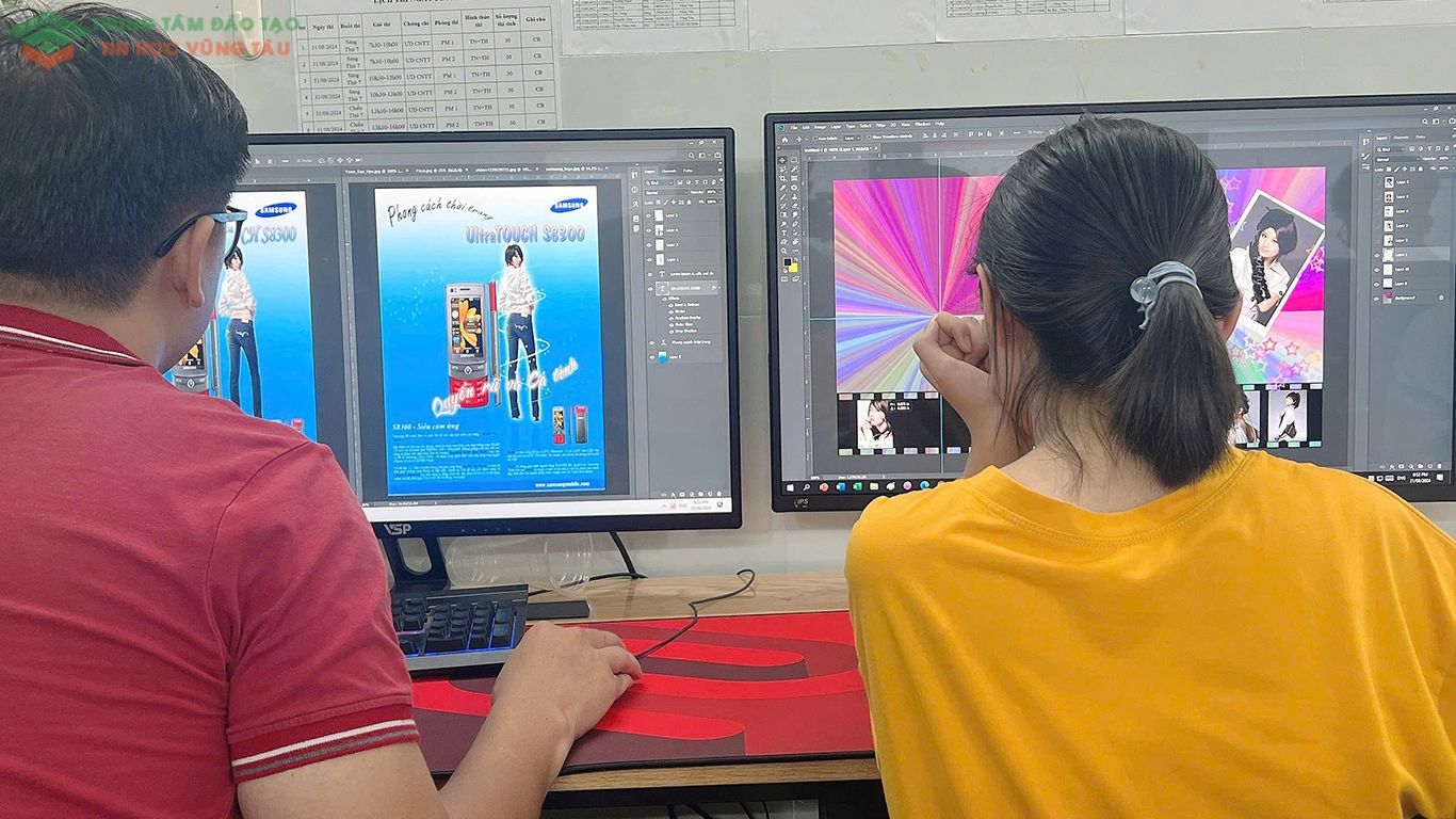 Học kèm photoshop cấp tốc tại tin học bà rịa vũng tàu