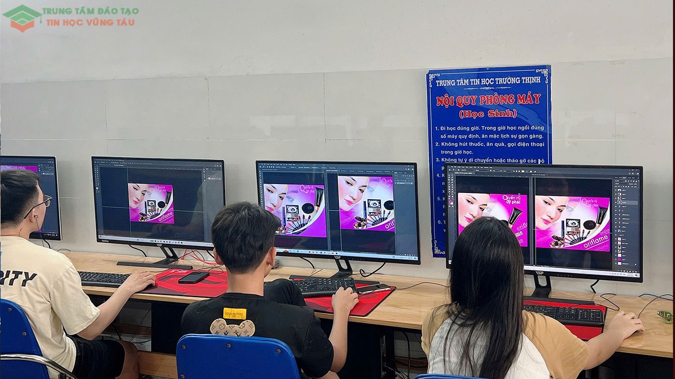 Học photoshop tại trung tâm tin học bà rịa vũng tàu