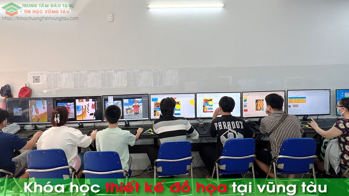 Học thiêt kế đồ họa tại tin học bà rịa vũng tàu