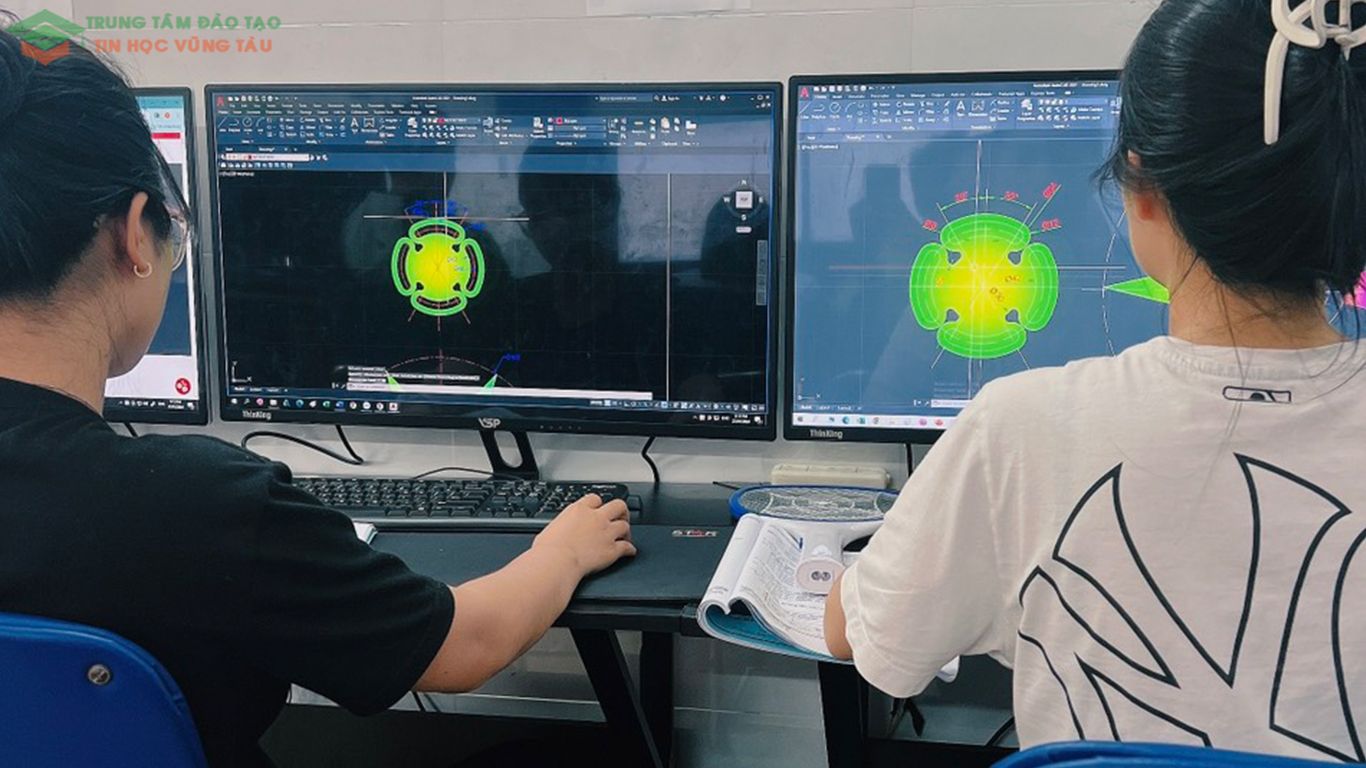 Học vẽ autocad 2d tại tin học bà rịa vũng tàu