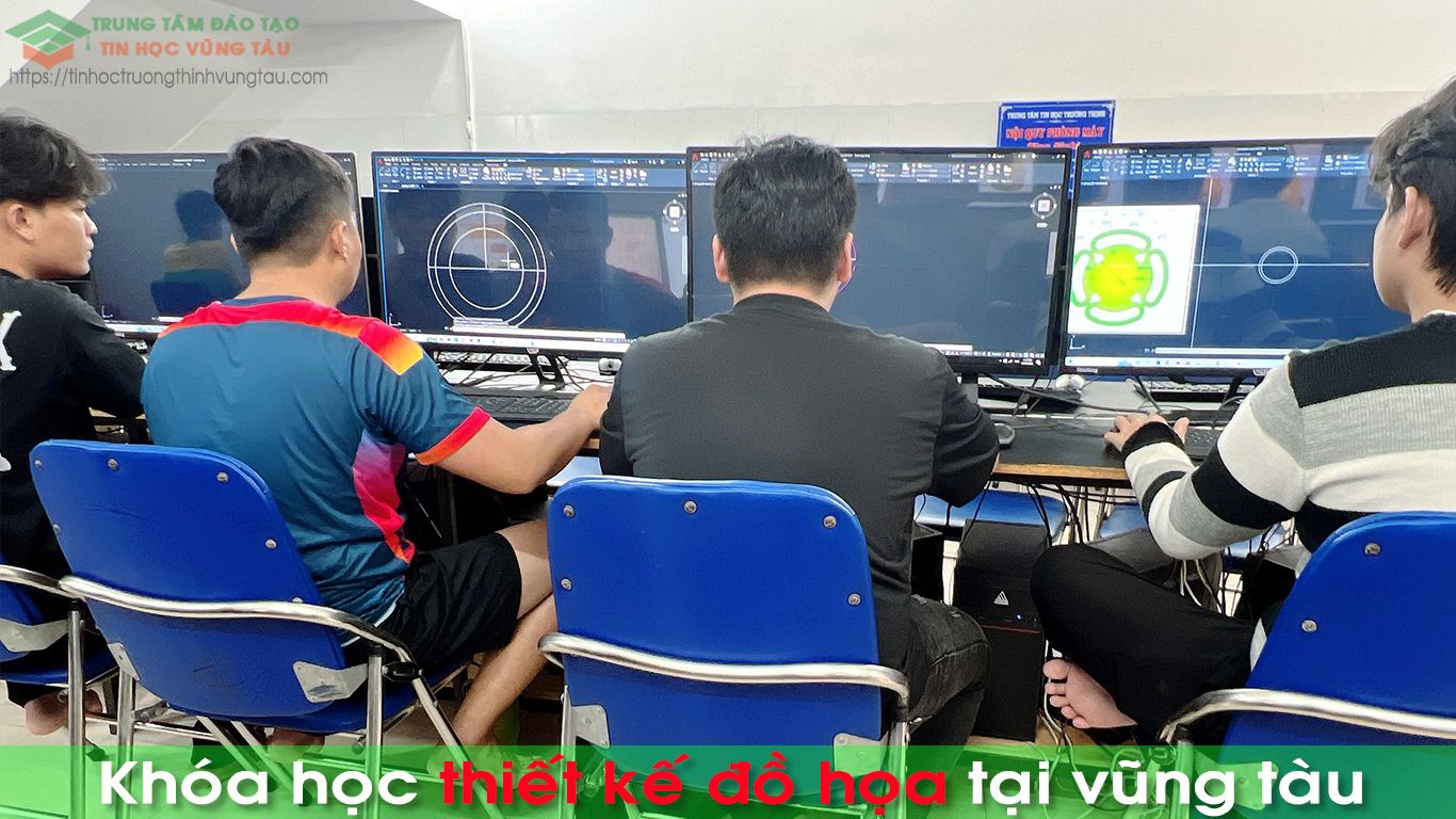 Học vẽ kỹ thuật autocad tin vũng tàu
