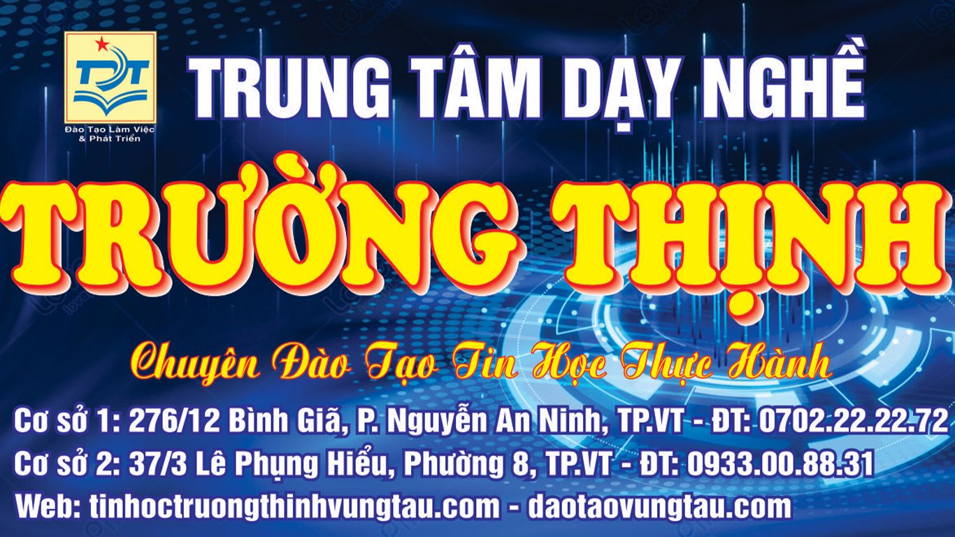 Trung tâm dạy nghề tại bà rịa vũng tàu