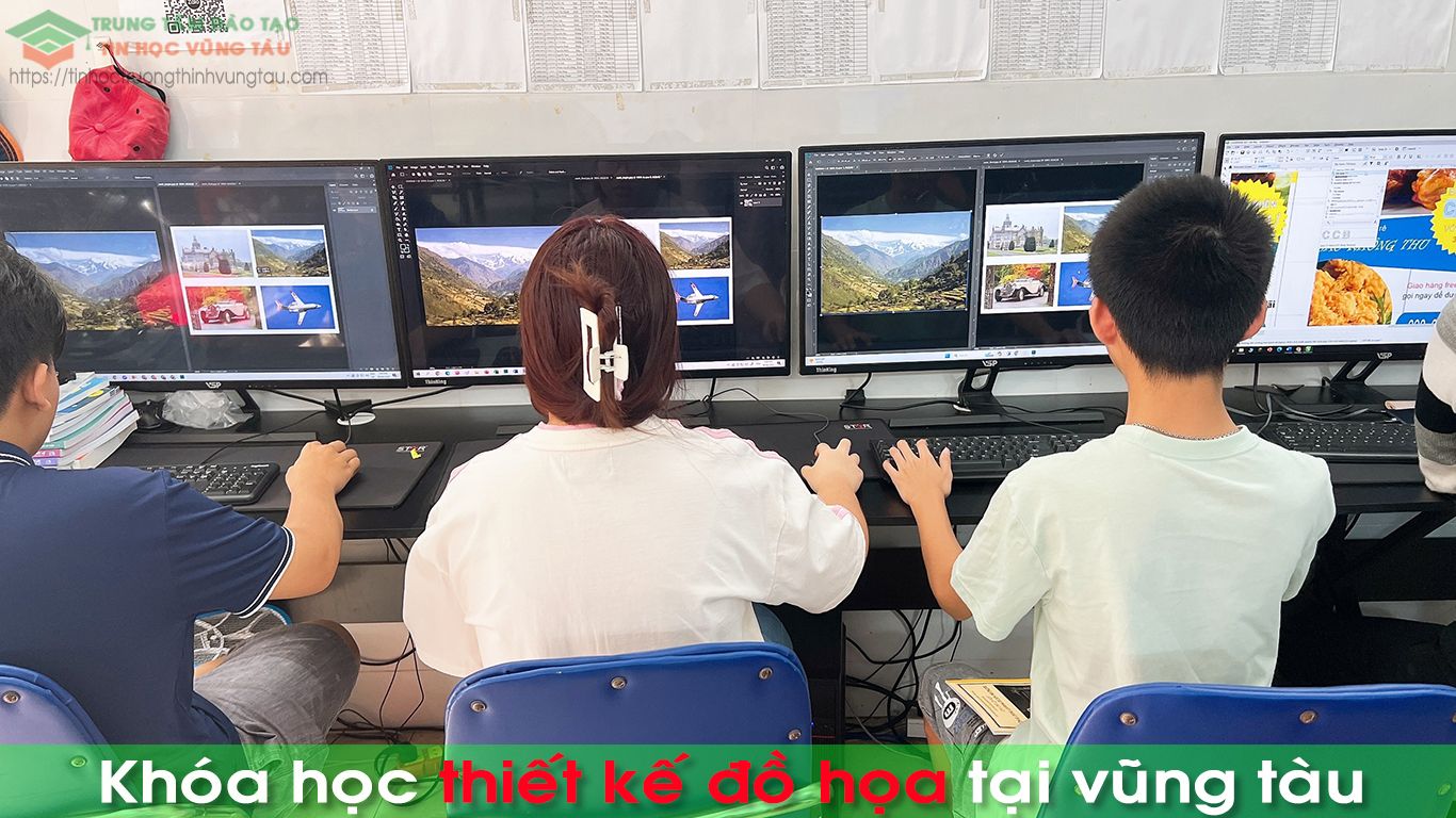 Trung tâm dạy thiết kế đồ họa cơ bản bà rịa vũng tàu