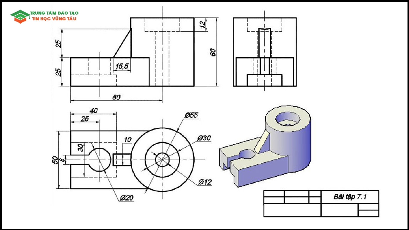 Học autoacd 3d tại vũng tàu 6
