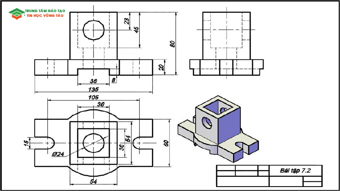 Học autoacd 3d tại vũng tàu 7