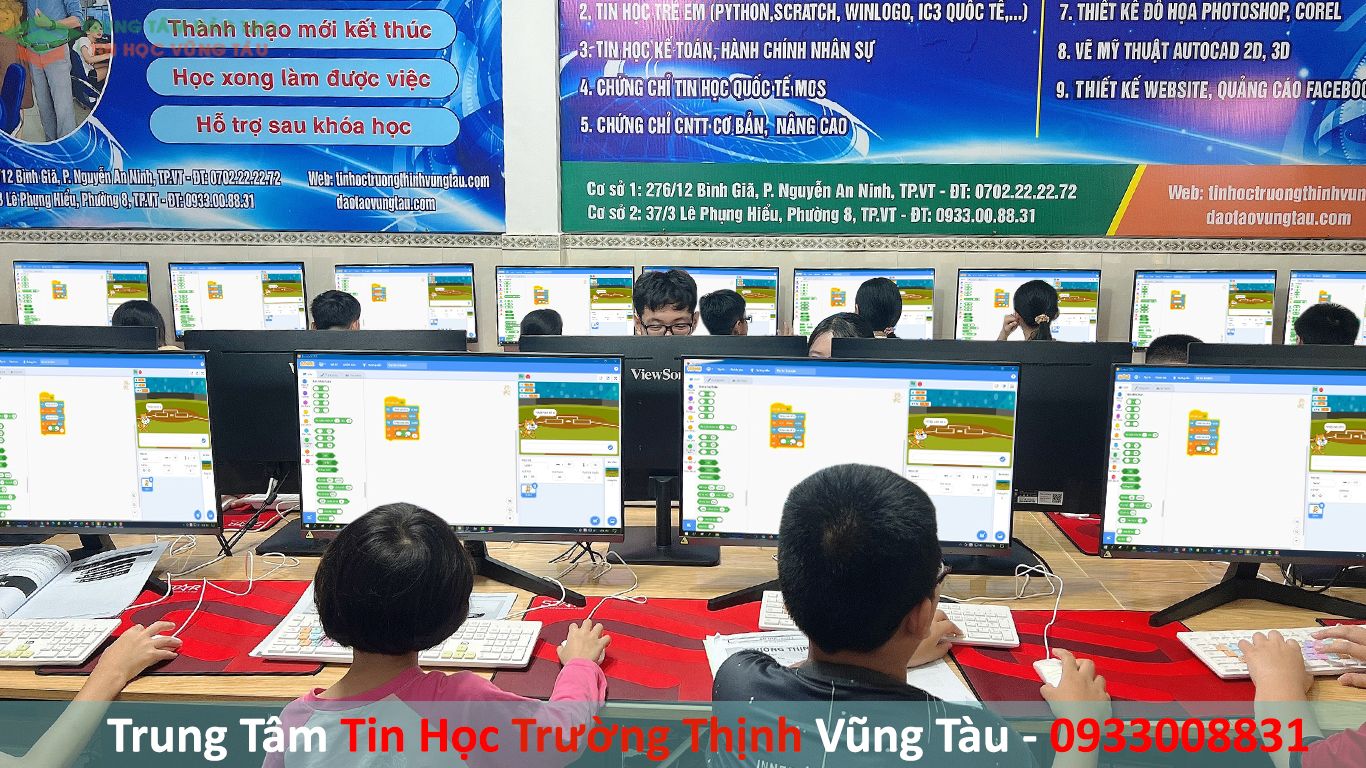 khóa học tin học tại trung tâm bà rịa vũng tàu