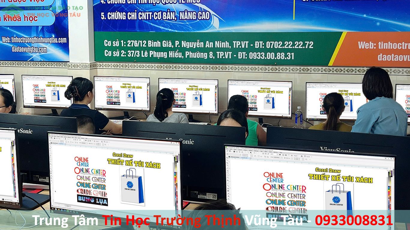 Lớp học thiết kế đồ họa tại bà rịa vũng tàu